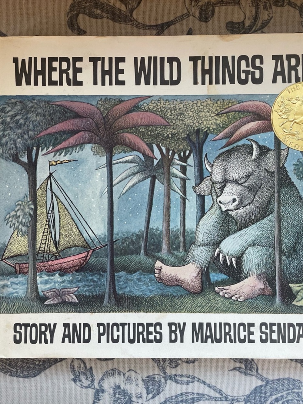SIGNED Where The Wild Things Are by Maurice Sendak Vintage Collectible Book